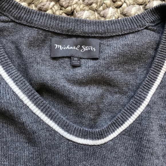 Michael Stars Cashmere Thumbhole Sweater - Picture 2 of 4